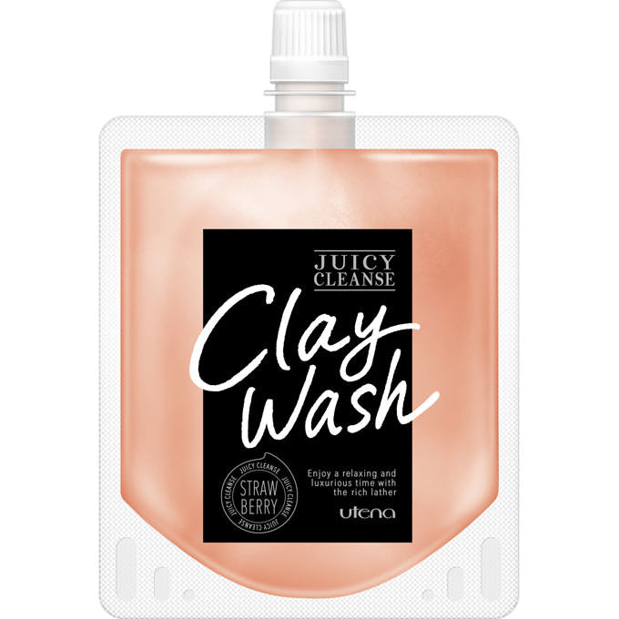 Utena Juicy Cleanse Clay Wash (Strawberry) 110g - Japanese Facial Clay Wash