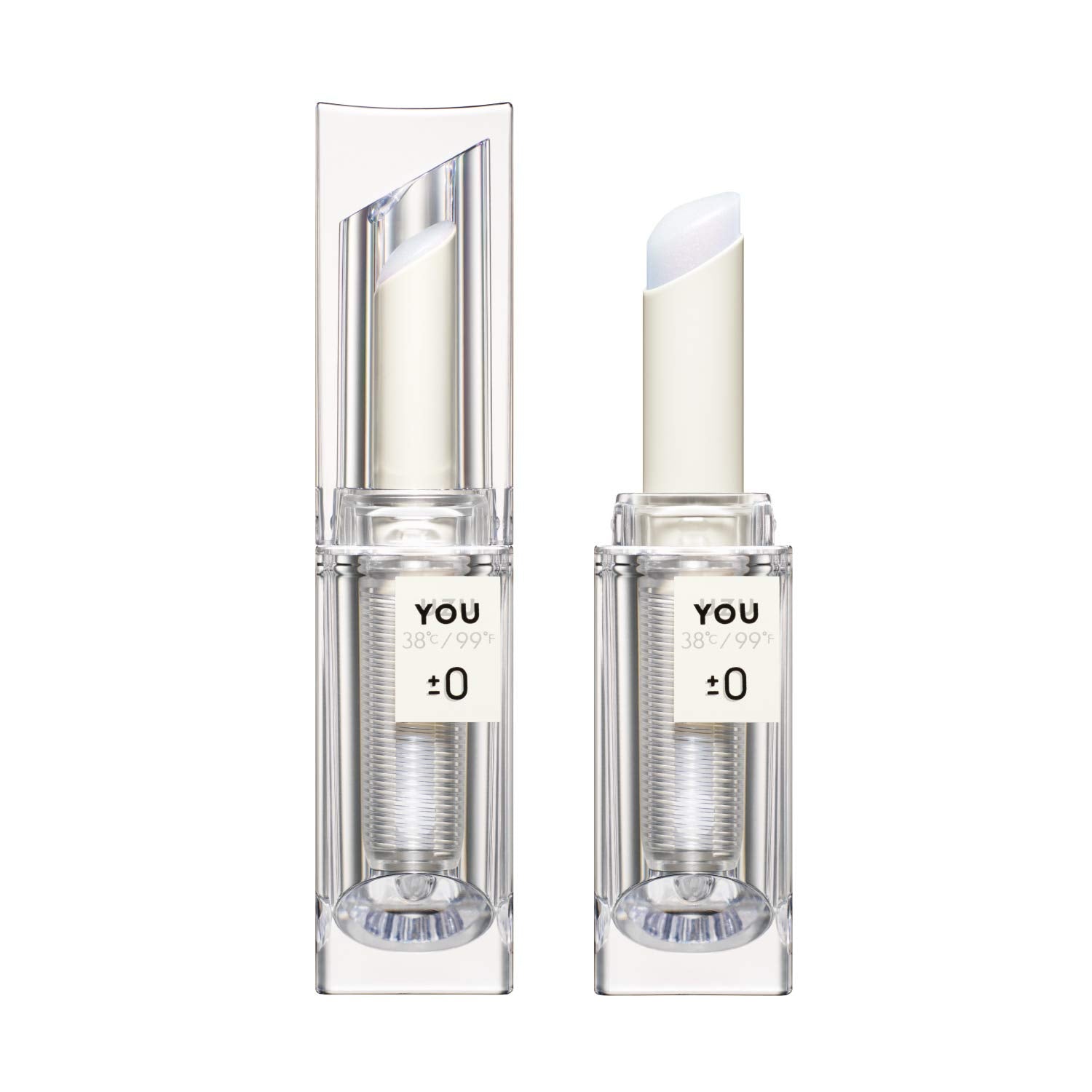 Uzu Lip Balm 38°C / 99°F Clear Hologram Fragrance-Free Hypoallergenic