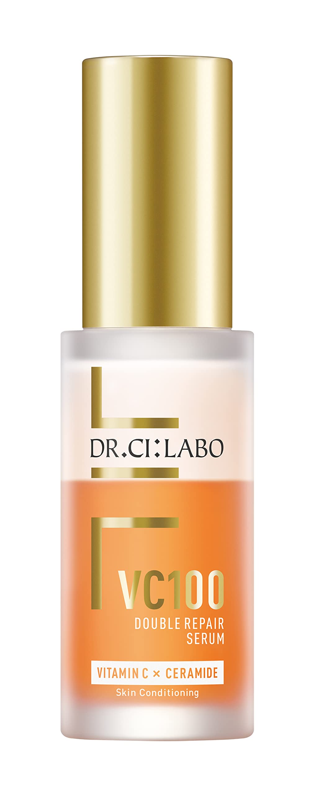 Dr. Ci:Labo VC 100 Double Repair Serum X - Vitamin C & Ceramide for Moisture & UV Protection