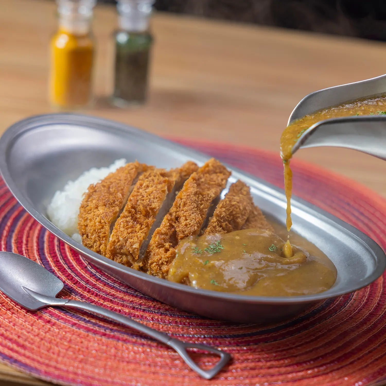 Aoyoshi Japan Vintage Inox Stainless Steel Curry Plate Small - YOYO JAPAN