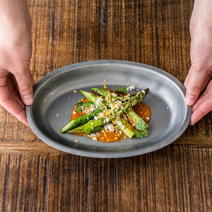 Aoyoshi Vintage Inox Stainless Steel Oval Bowl 208Mm Made In Japan - YOYO JAPAN