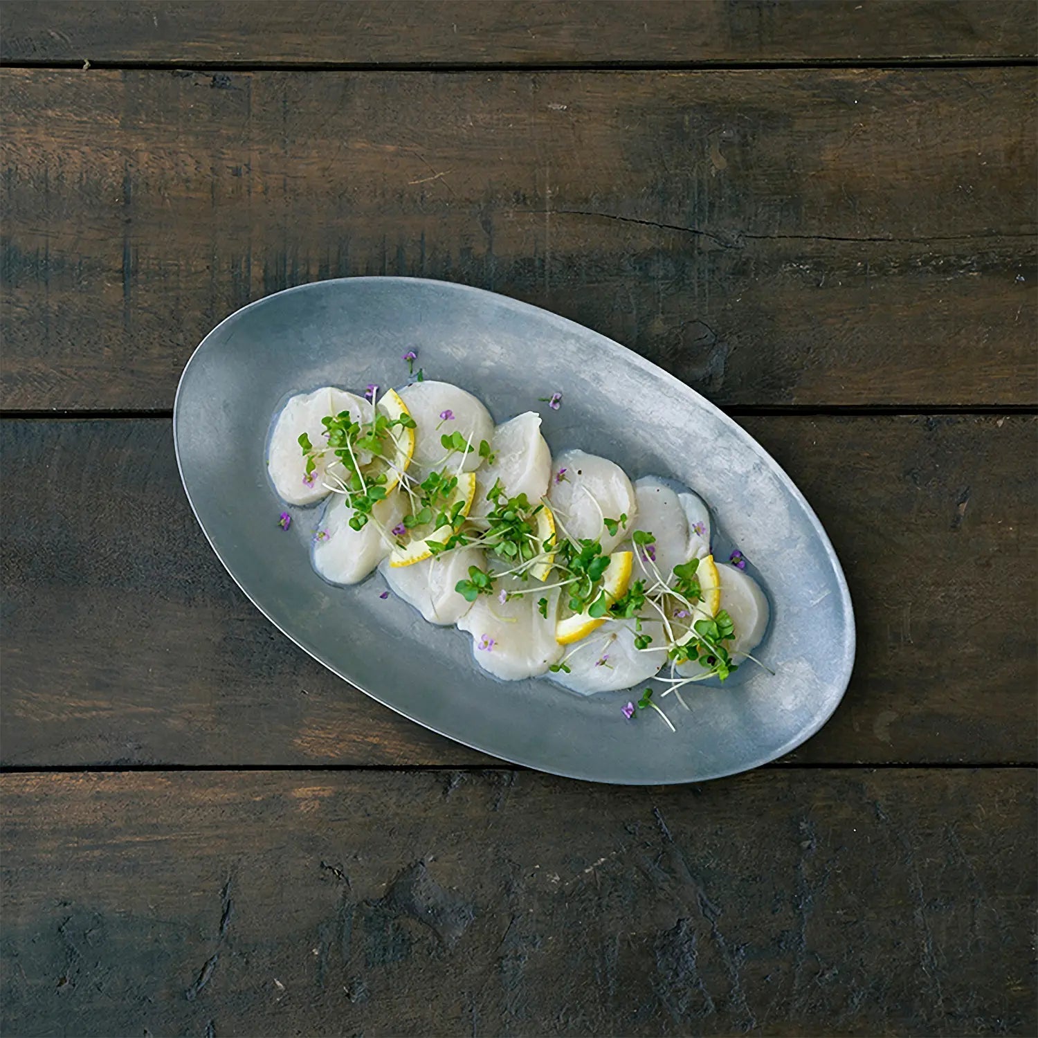 Aoyoshi Vintage Inox Stainless Steel Snack Plate From Japan - YOYO JAPAN