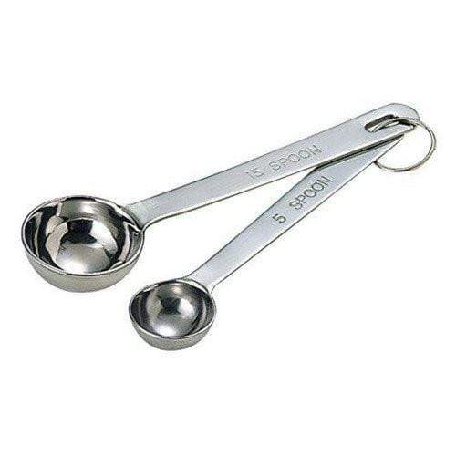 Wadasuke Extra Thick Stainless Steel 2-Piece Measuring Spoon Set