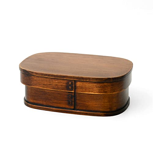 Ruozhao Wakacho Bento Box Brown 19X12.5X6.8Cm Japan - YOYO JAPAN