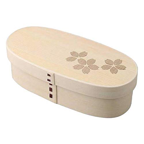 Ruozhao Japan Wakacho Slim One-Step Lunch Box Fh20W Sakura Pattern - YOYO JAPAN