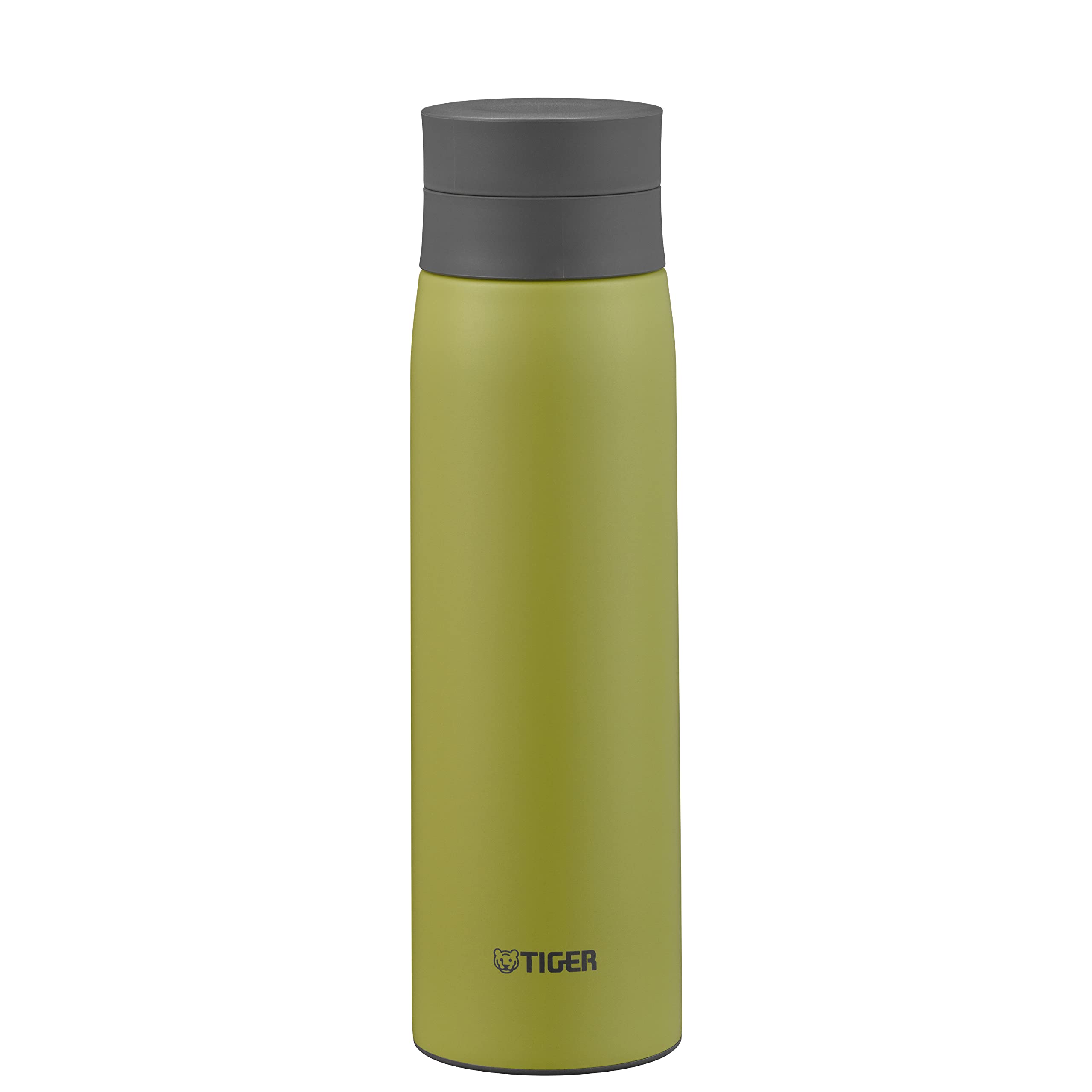 Tiger - 500ml Stainless Steel Insulated Water Bottle with Ice Stopper Fresh Green