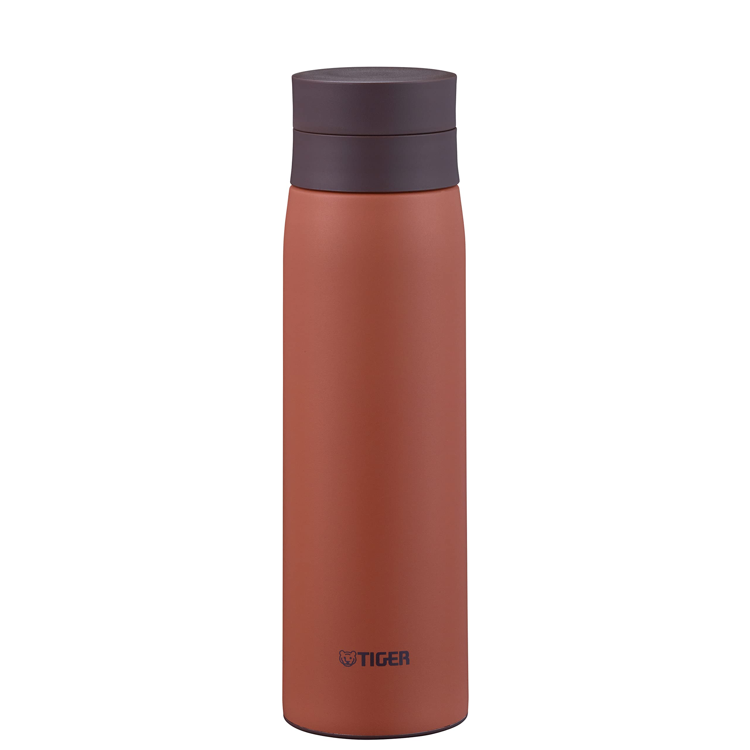 Tiger MCY-K050DS - 500ml Stainless Steel Insulated Water Bottle with Ice Stopper Soleil Orange