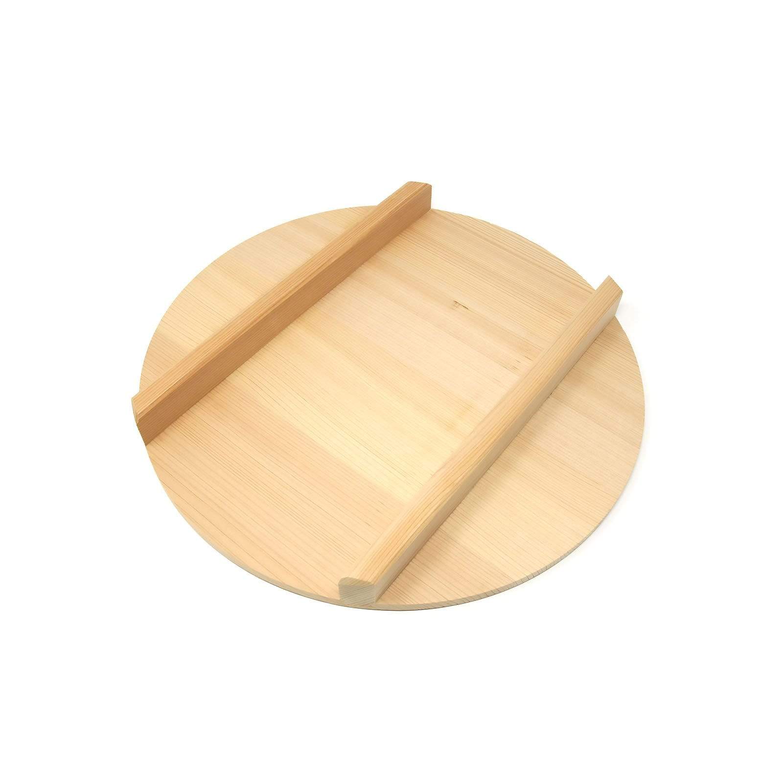 Yamacoh Sawara Cypress Round Wooden Lid For Hangiri Sushi Rice Mixing Bowl for 54cm Hangiri