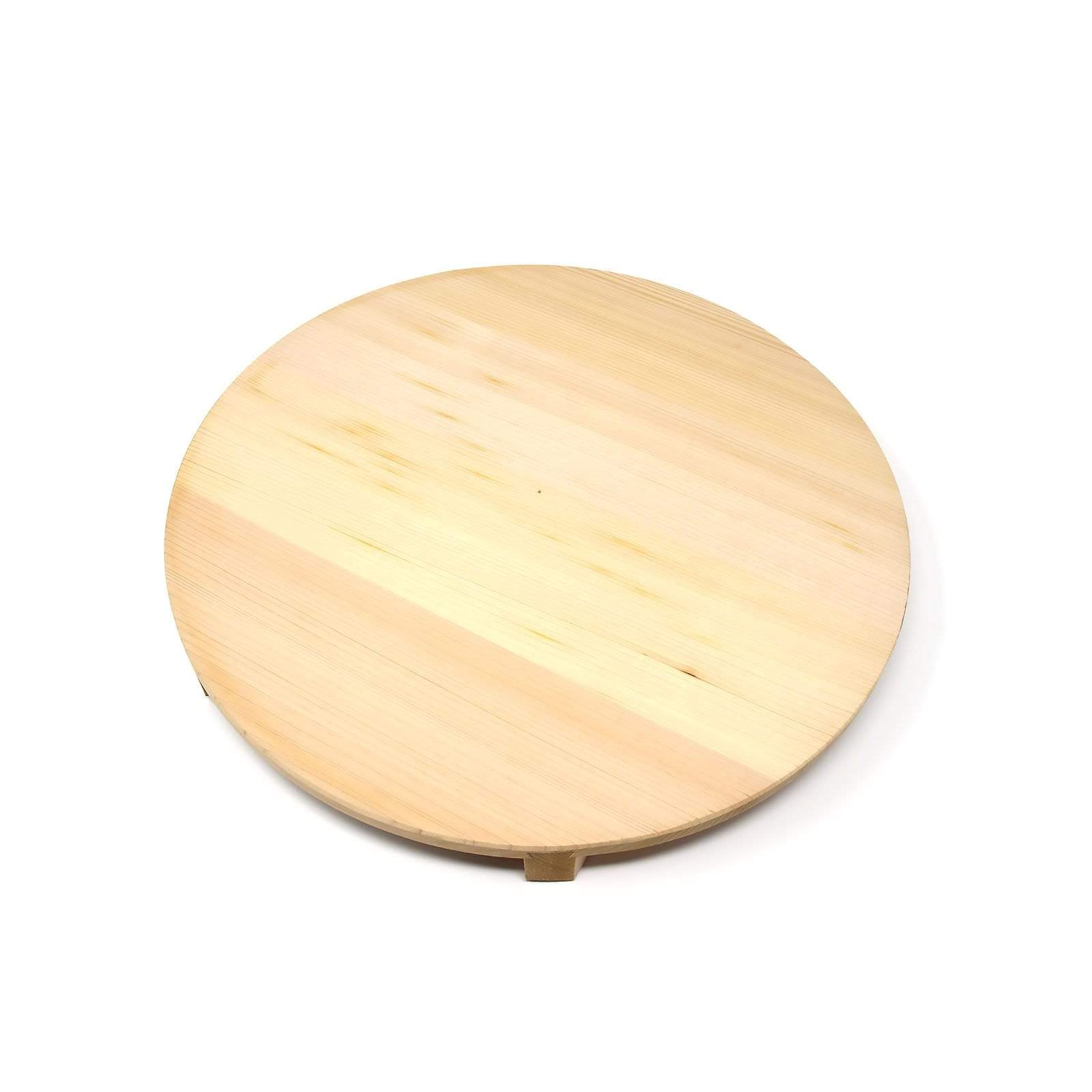 Yamacoh Sawara Cypress Round Wooden Lid For Hangiri Sushi Rice Mixing Bowl for 75cm Hangiri