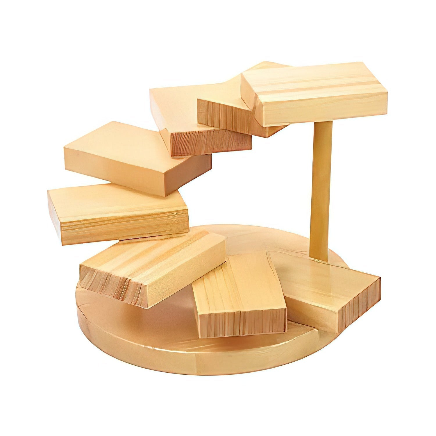 Yamacoh Wooden 8-Tier 3-Dimensional Sushi Serveware