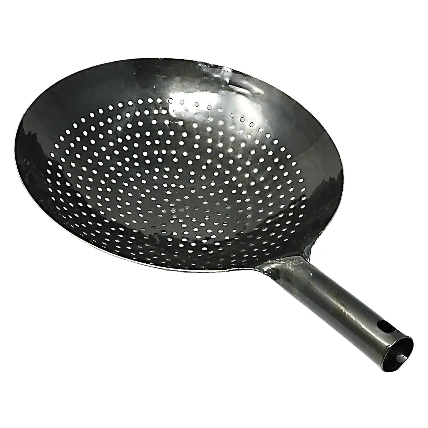 Yamada Hammered Iron Perforated Wok Strainer 21cm