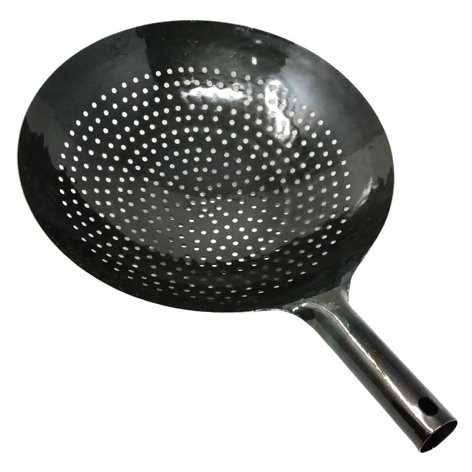 Yamada Hammered Iron Perforated Wok Strainer 21cm