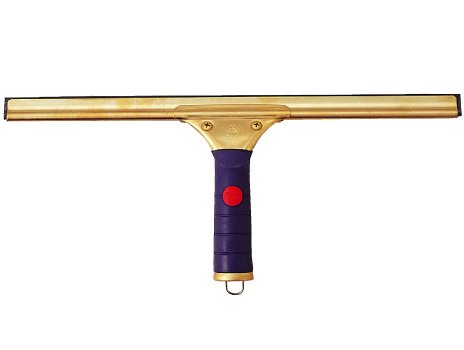 Yamazaki Sangyo Window Drainer Glass Squeegee Japan Brass Grip 35Cm Br35Sk