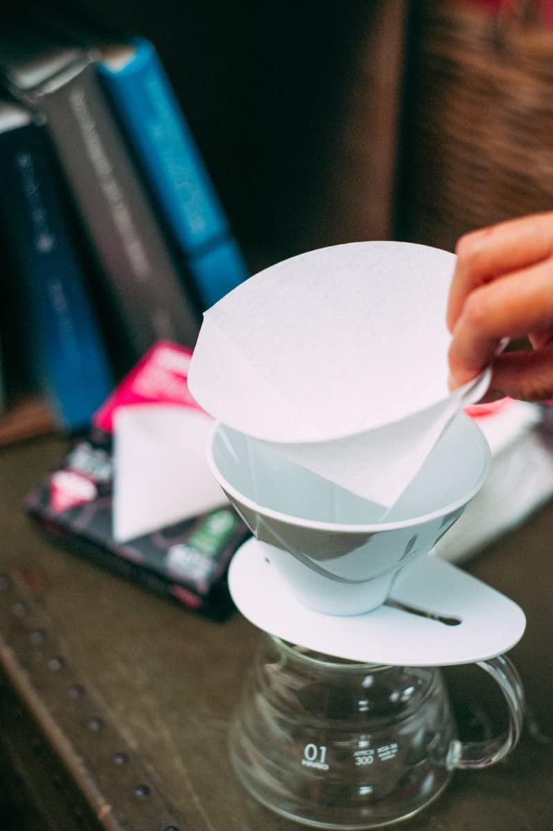 Hario Vcf-01-100W V60 Paper Filter 01W 100Pcs Japan - For 1-2 People - YOYO JAPAN