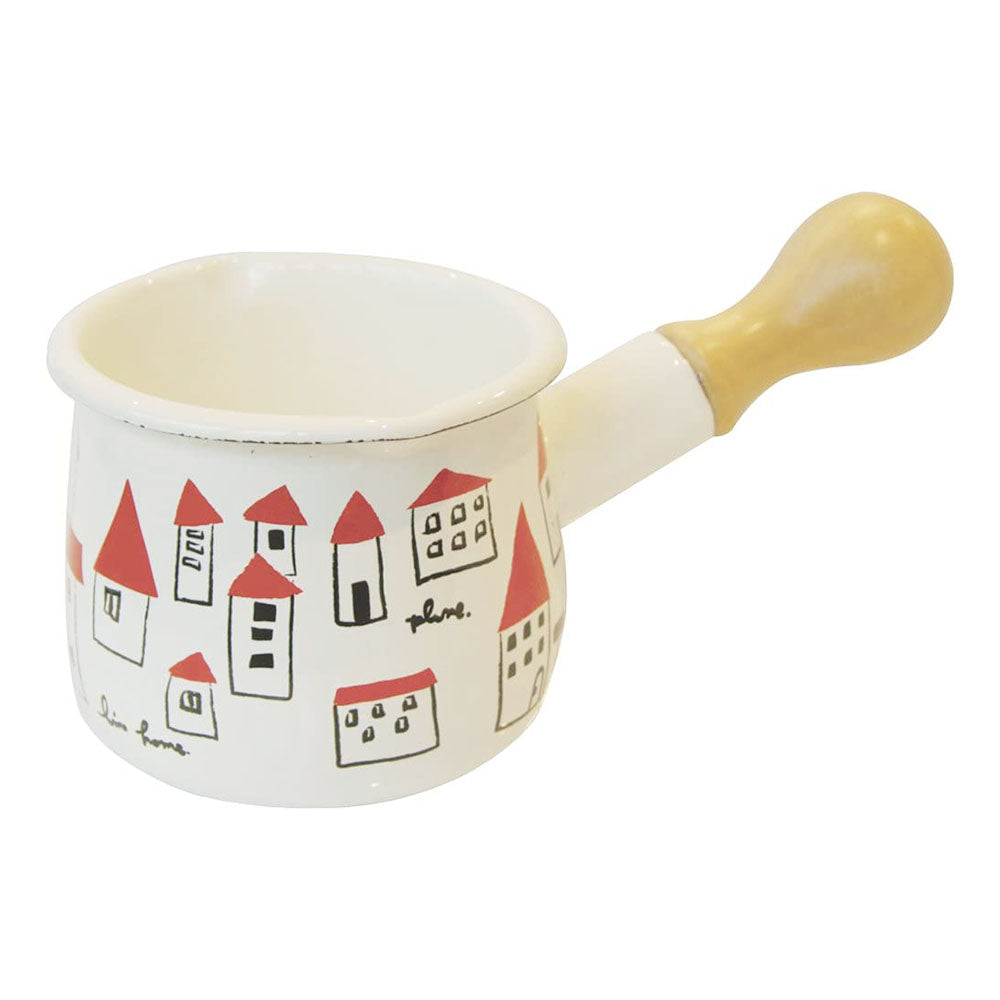 Yutaka Horo Plune Enameled Petit Milk Pan House