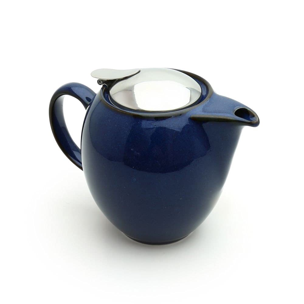 Zero Japan Universal 2-Person Teapot Antique Colors Bbn-01 Jb Jeans Blue W140Xd90Xh100Mm