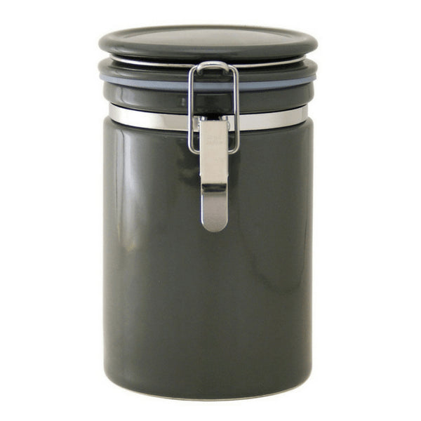 Zero Japan Mino Ware Ceramic Coffee Canister 150/200 Gray - Coffee 200 (Height: 160mm)