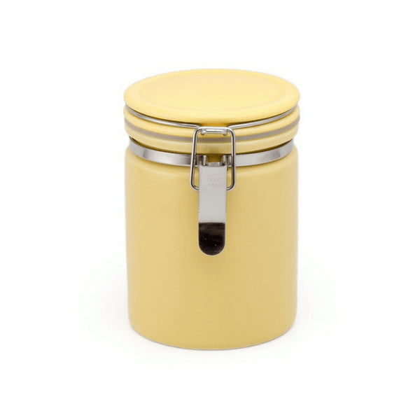 Zero Japan Mino Ware Ceramic Tea Canister 100 Yellow