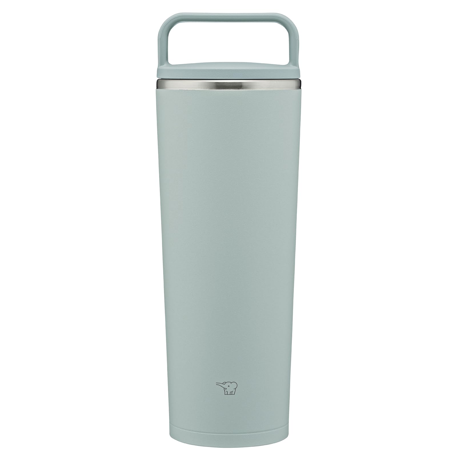 Zojirushi 400ml Ash Green Carry Tumbler Water Bottle with Handle Dishwasher Safe Cap