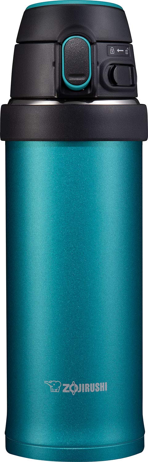 Zojirushi 16 Oz Stainless Steel Flip And Go Mug in Teal