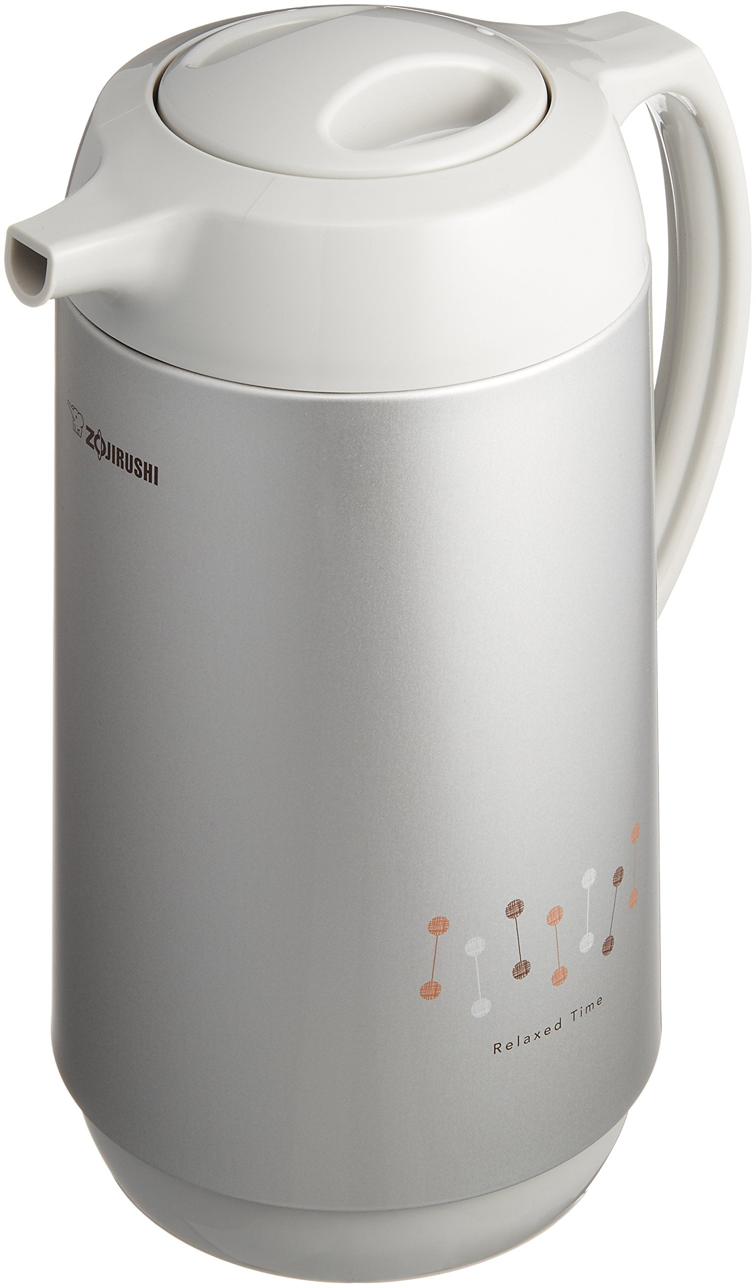 Zojirushi 1000ml Glass Thermos Metallic Gray Thermal Tabletop Pot Ag-Kd10-Hm