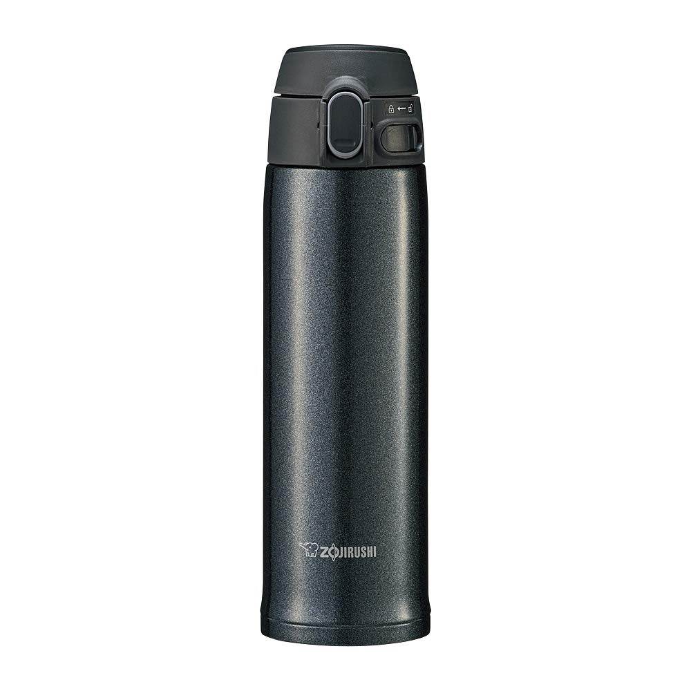 Zojirushi 480ml Black Stainless Steel Mug Bottle Model SM-TA48-BA