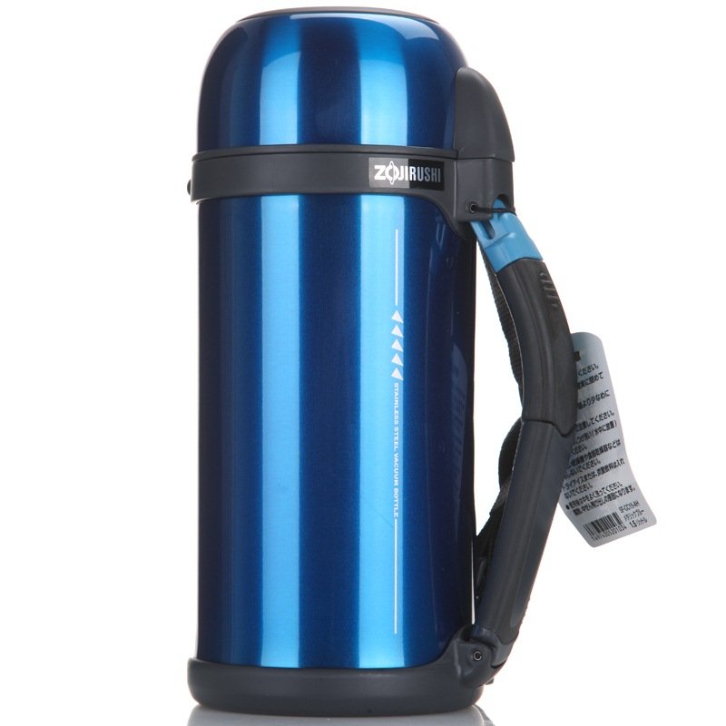 Zojirushi Metallic Blue Stainless Steel Cool Bottle SF-CC15-AH