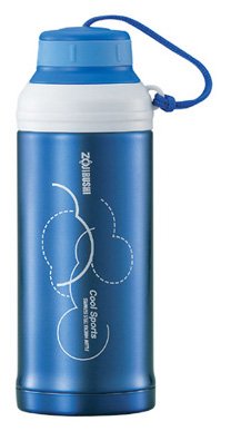 Zojirushi Flex Blue Stainless Steel Slim Tough Cool Bottle St-Gb35-Af