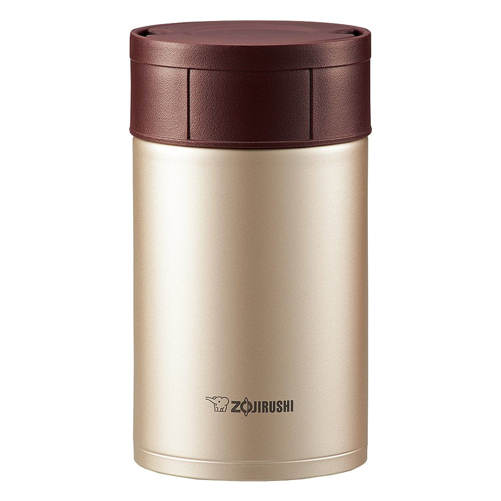 Zojirushi 550ml Stainless Steel Food Jar in Cinnamon Gold