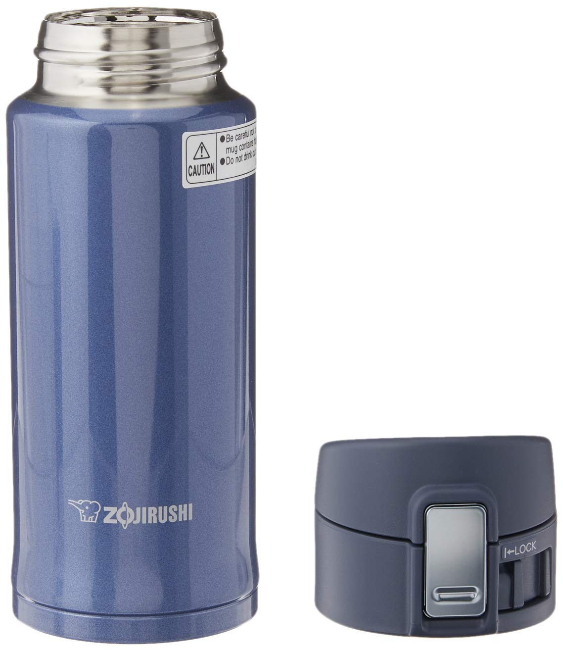 Zojirushi 12 Oz Stainless Steel Mug in Blue - Model Sm-Khe36Ag by Zojirushi Corporation