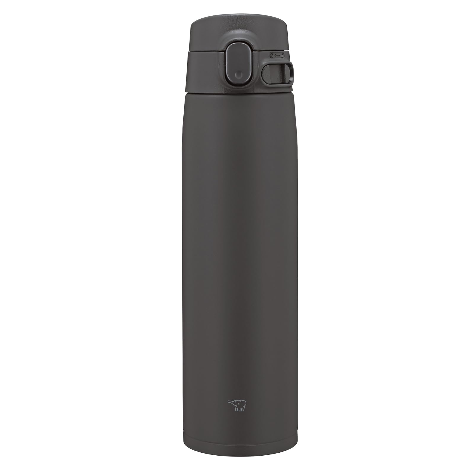 Zojirushi Large Capacity 720ml Stainless Steel Water Bottle with Seamless Cap - Soft Black