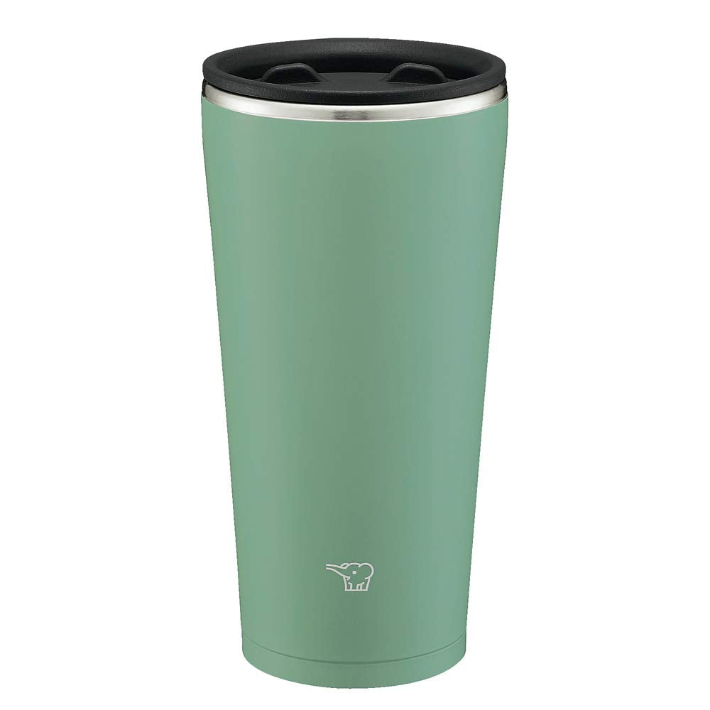 Zojirushi SX-FA45-GZ Stainless Steel Tumbler 450ml Ash Green Hot or Cold