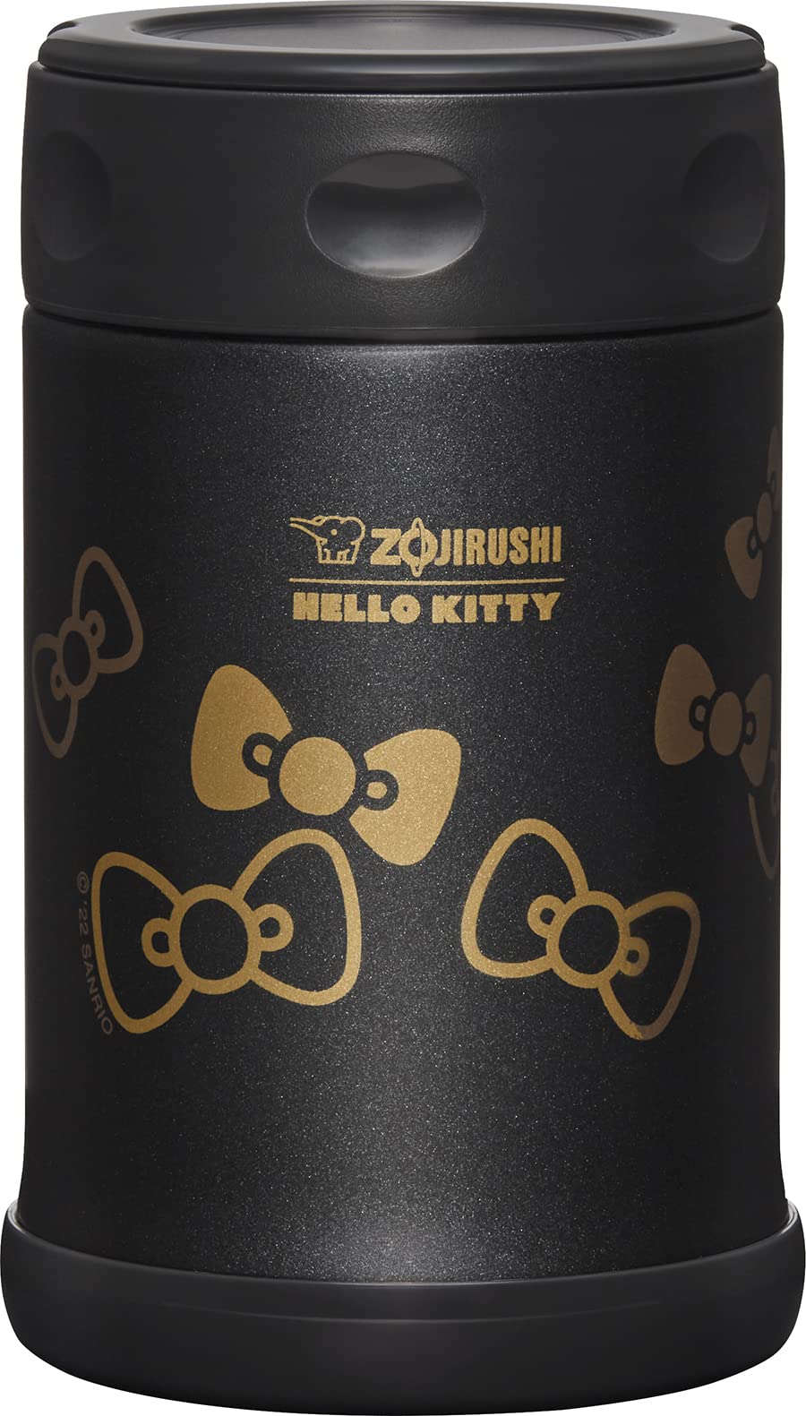 Zojirushi 17-Ounce Stainless Steel Food Jar Hello Kitty Collection Black