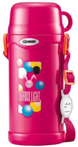 Zojirushi Happy Pink Toughkko Light Stainless Steel Bottle SC-JA60-PF