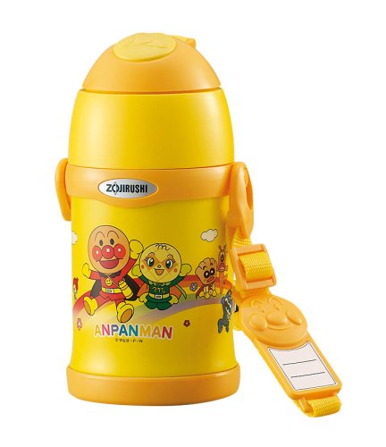 Zojirushi Anpanman Yellow 450ml Stainless Steel Vacuum Cool Bottle ST-ZE45A-EZ