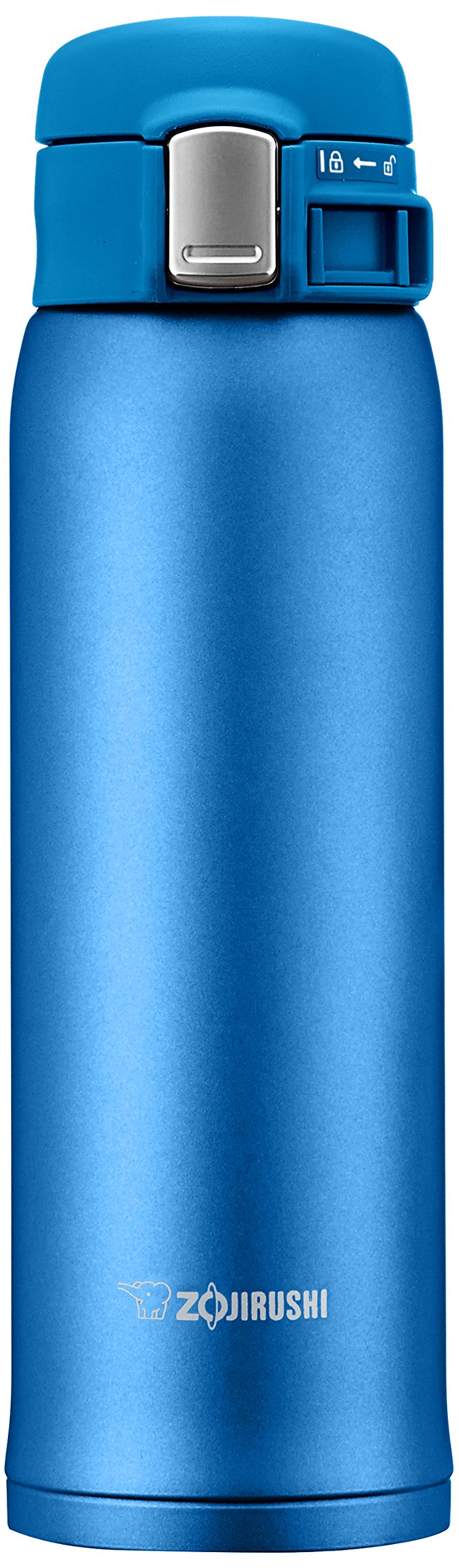 Zojirushi Stainless Mug 480Ml Matte Blue One Touch Open Japan