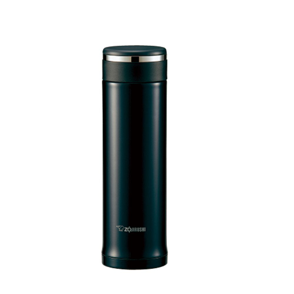 Zojirushi 480ml Black Stainless Steel Direct Drinking Water Bottle Sm-Jd48-Ba