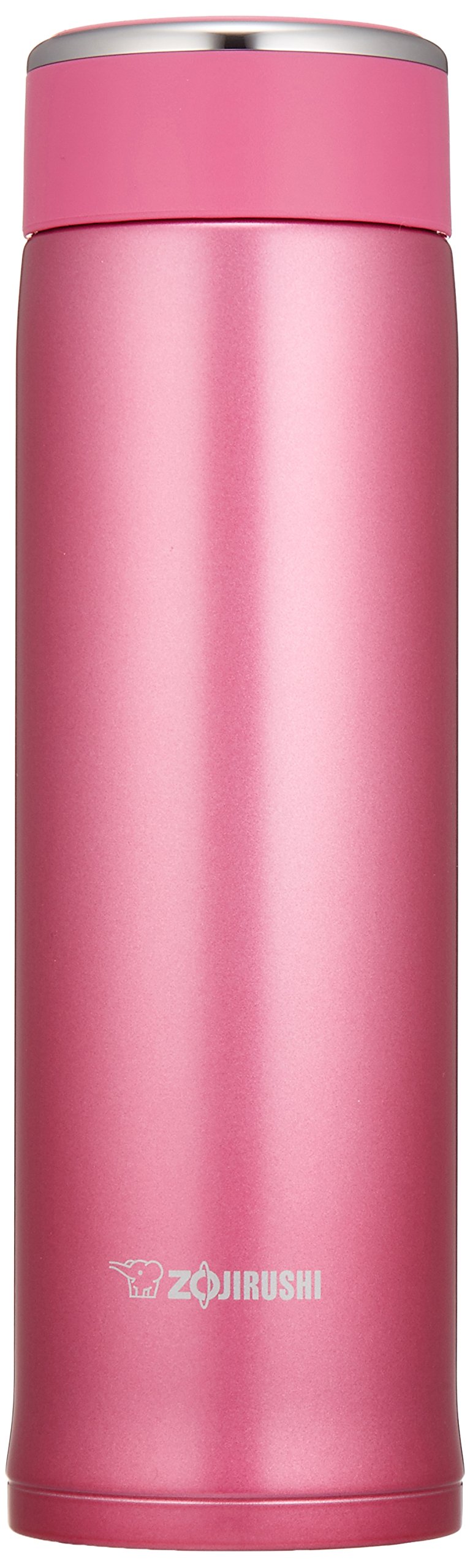 Zojirushi 480ml Floral Pink Stainless Steel Direct Drinking Water Bottle SM-LB48-PM