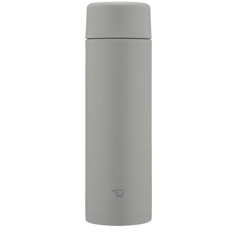 Zojirushi 480ml Stainless Steel Water Bottle with Integrated Cap - Medium Gray SM-ZB48-HM