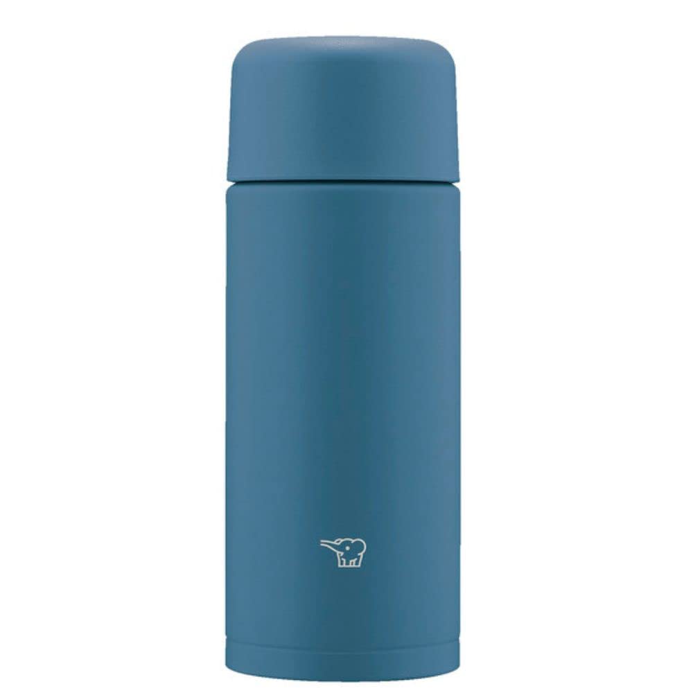 Zojirushi 250ml Stainless Steel Water Bottle Easy-Clean Midnight Navy Screw Cap