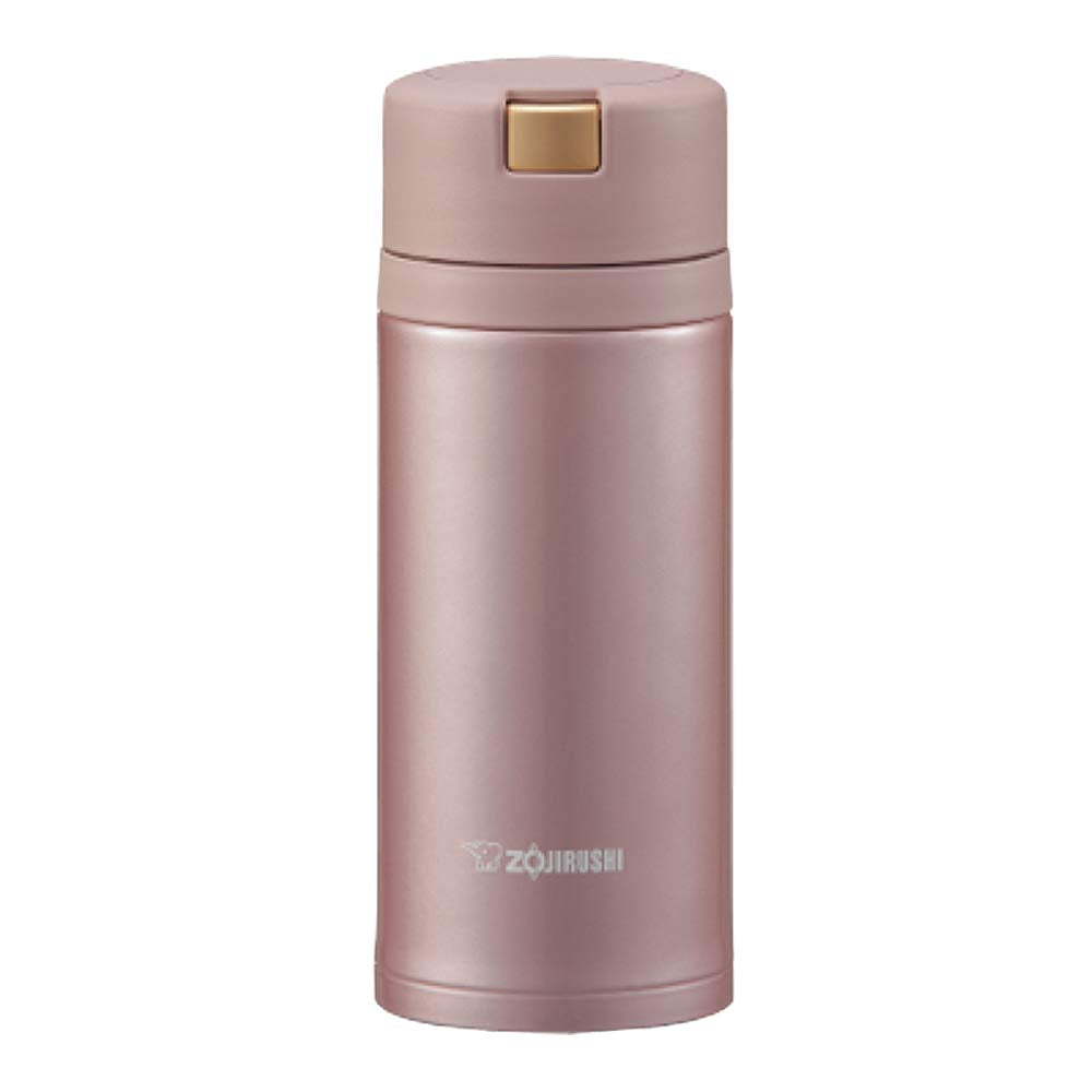 Zojirushi Rose Quartz 360ml Quick Open & Easy Lock Stainless Steel Water Bottle