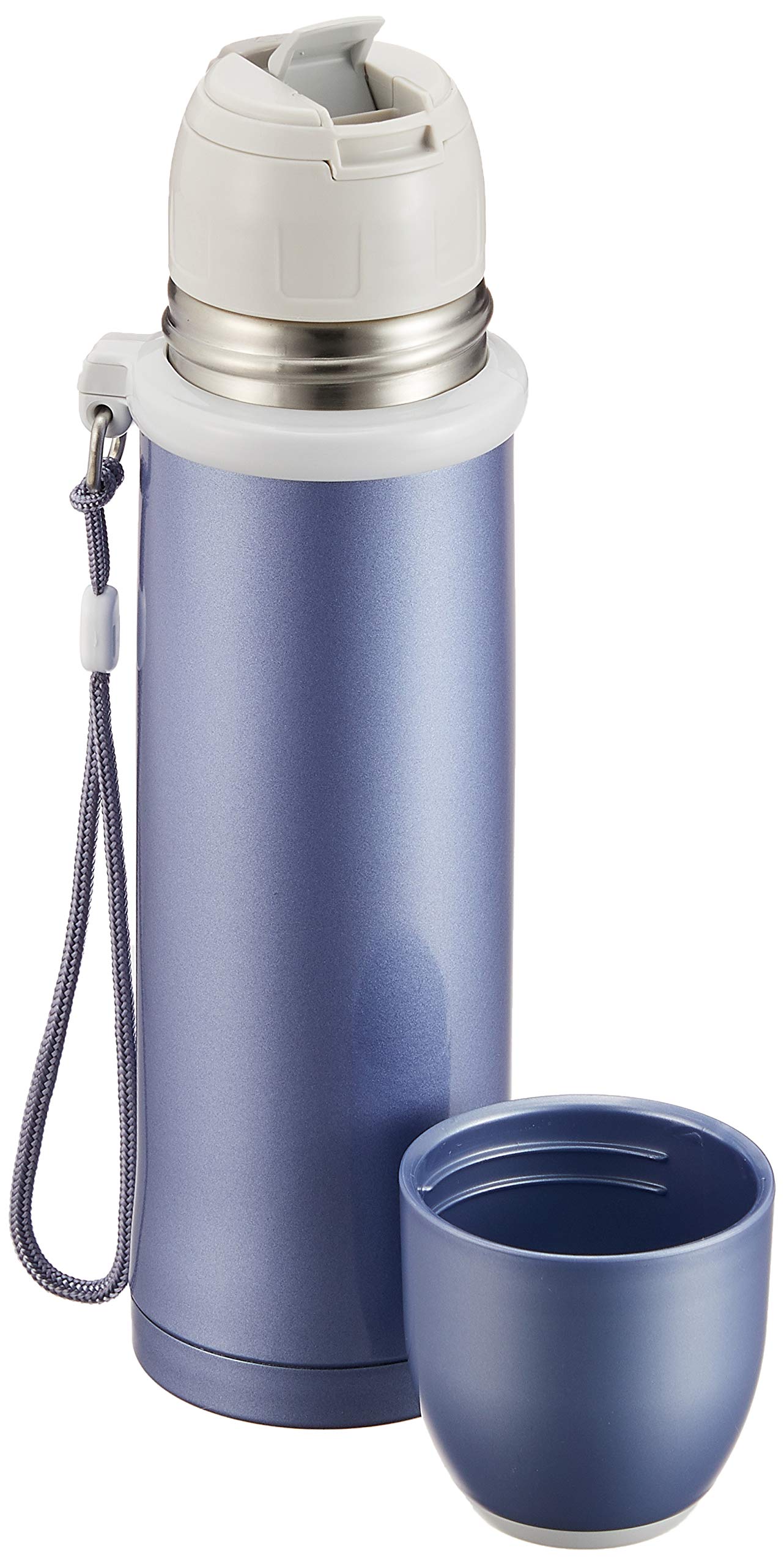 Zojirushi 250ml Stainless Steel Water Bottle Metallic Blue Mug Cup Model SS-PC-25-AH