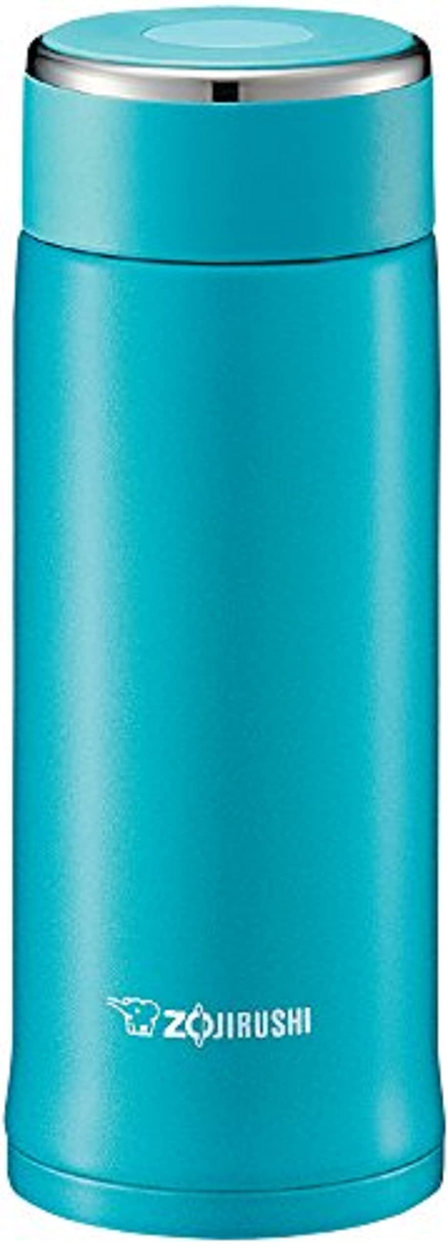 Zojirushi Stainless Steel 360ml Water Bottle Mug - Turquoise Blue