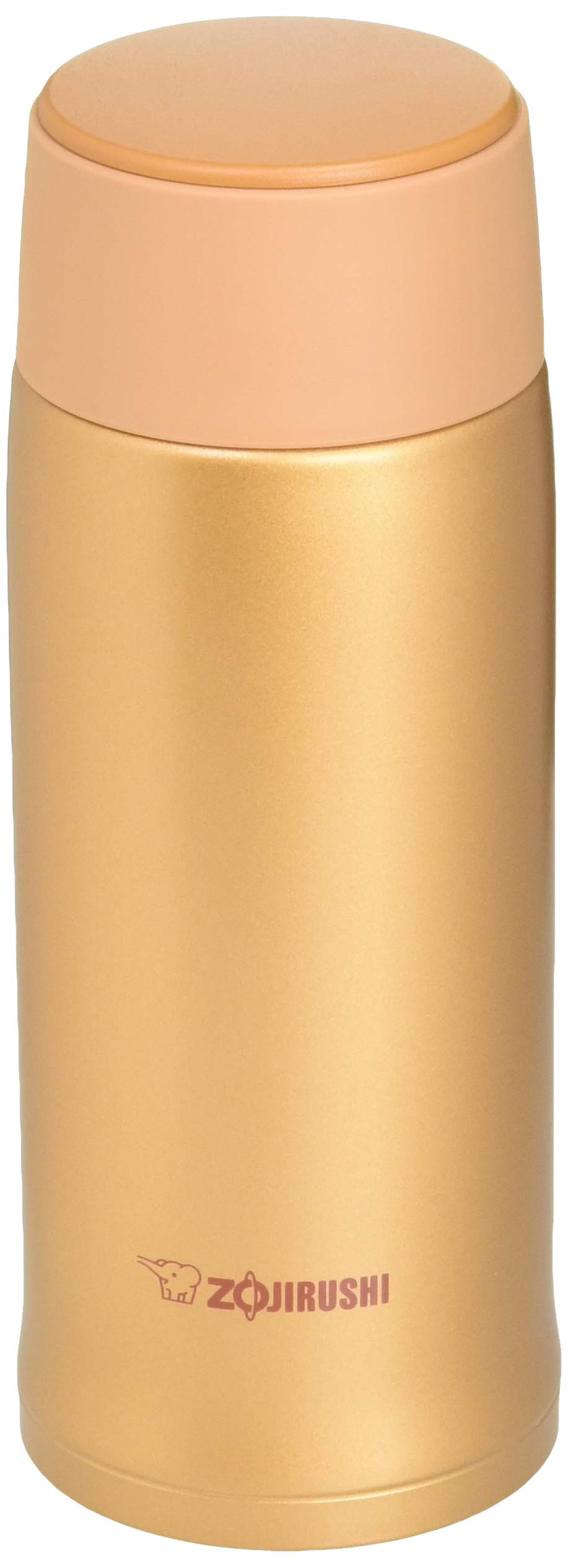 Zojirushi 360ml Lightweight Stainless Steel Insulated Water Bottle in Honey Gold