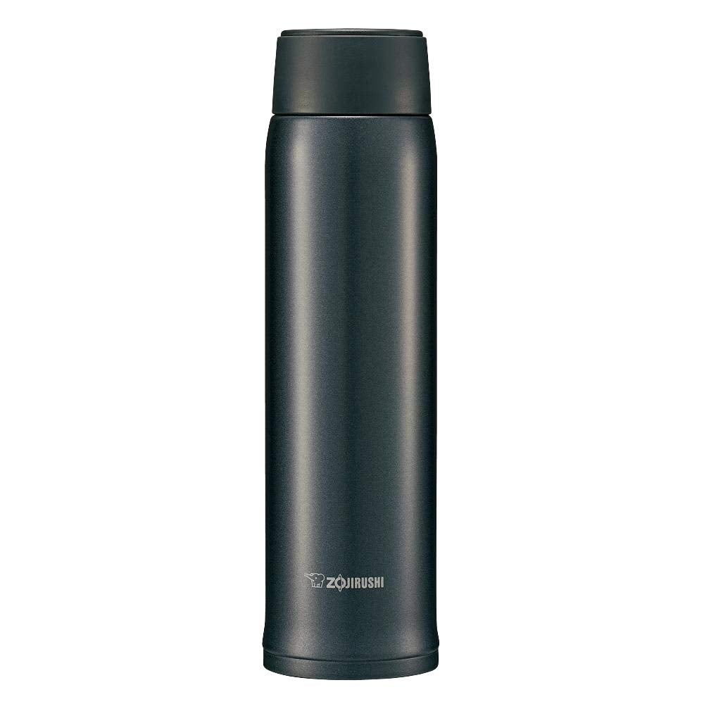 Zojirushi Black Stainless Steel Water Bottle Lightweight 600ml Hot/Cold Insulation