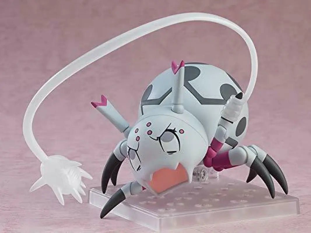 Close-up of Good Smile Company Nendoroid No.1559 So I'm A Spider, So What? Kumoko Figure, 10cm, featuring face plates for expressions