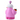 Close-up of Disney Baymax & Mochi Mascot Sakura Figure, 7.6cm, featuring a cute topknot for a humorous touch