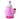 Close-up of Disney Baymax & Mochi Mascot Sakura Figure, 7.6cm, featuring a cute topknot for a humorous touch