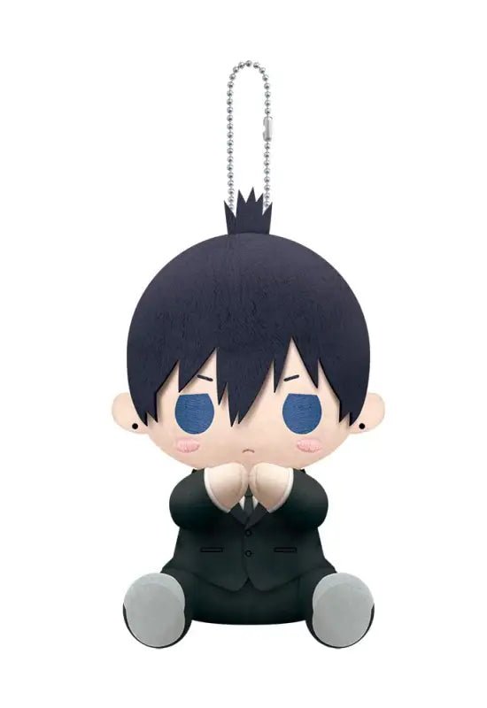 Chainsaw Man Pitanui Aki Hayakawa Plush Mascot 15cm, soft chibi plush, ideal for anime fans.