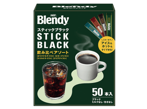 AGF Blendy Stick Black Drinking Comparison Set, 50 Pieces